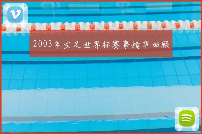 2003年女足世界杯赛事精华回顾