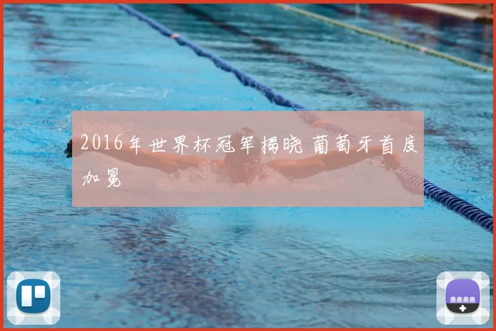 2016年世界杯冠军揭晓 葡萄牙首度加冕